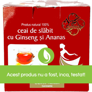 Ceai de slabit cu Ginseng si Ananas 20 plicuri - Pret 5,09 Lei